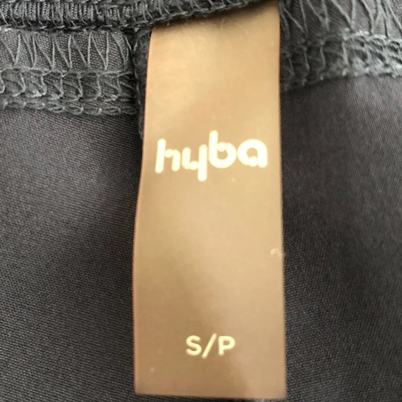 Hyba Lightweight Pull On Jogger Pants Ribbed Drawstring Waist + Cuffs Navy Sz S - Picture 11 of 14